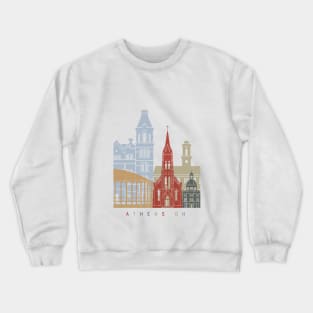 Athens - OH skyline poster Crewneck Sweatshirt